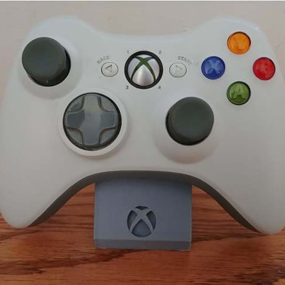 Microsoft Xbox 360 Controller Stand with Logo Joypad Joystick Holder Display - Picture 1 of 3